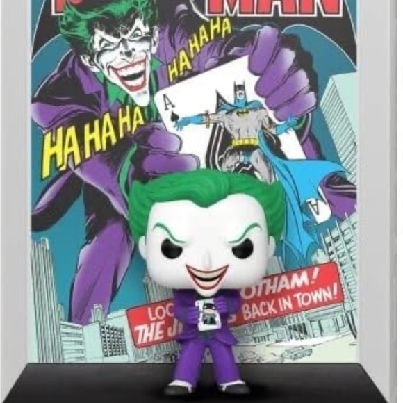 Funko Batman Comic Book Display Case & The Joker Pop - Picture 8 of 8